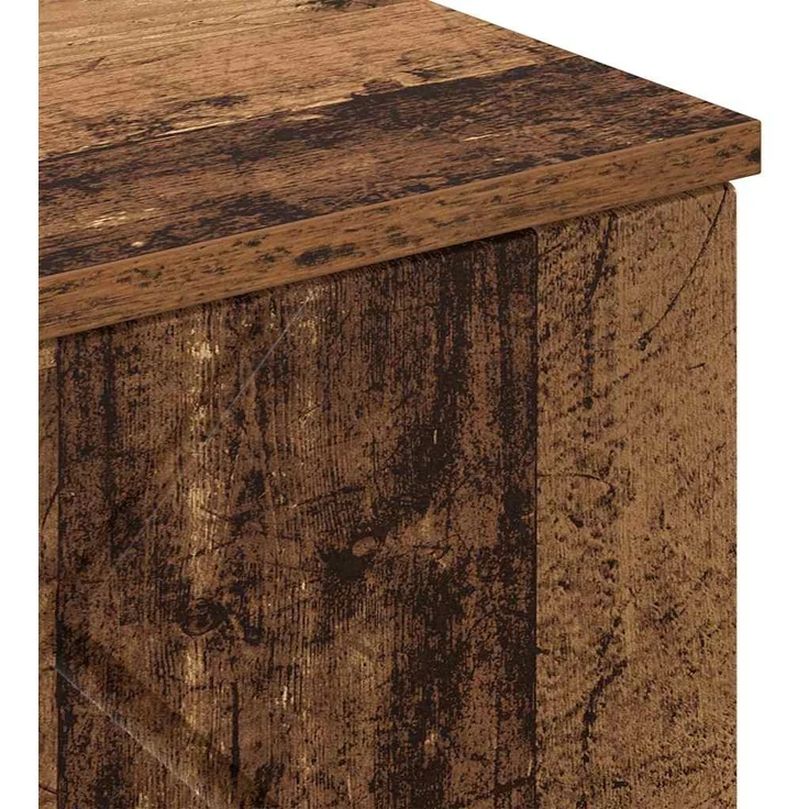 vidaXL Badezimmerschrank Wandmontiert Altholz 30 x 31,5 x 61 cm 883352 – Bild 8