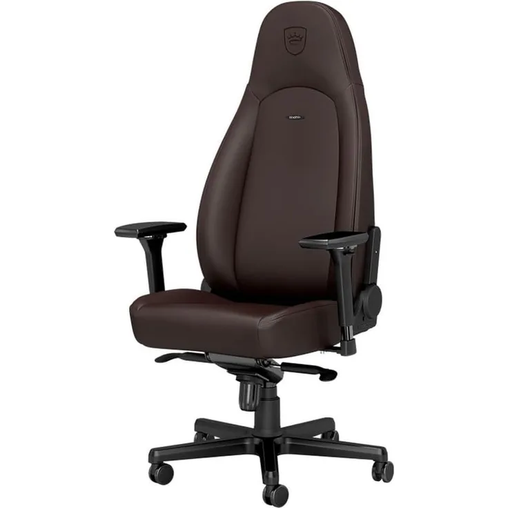 noblechairs ICON Java Edition - Gaming Stuhl 150 kg Belastbarkeit - Chefsessel Bürostuhl Ergonomisch - Gamer Sessel - Office Chair Ergonomic - Hybrid-Kunstleder - Inklusive Kissen