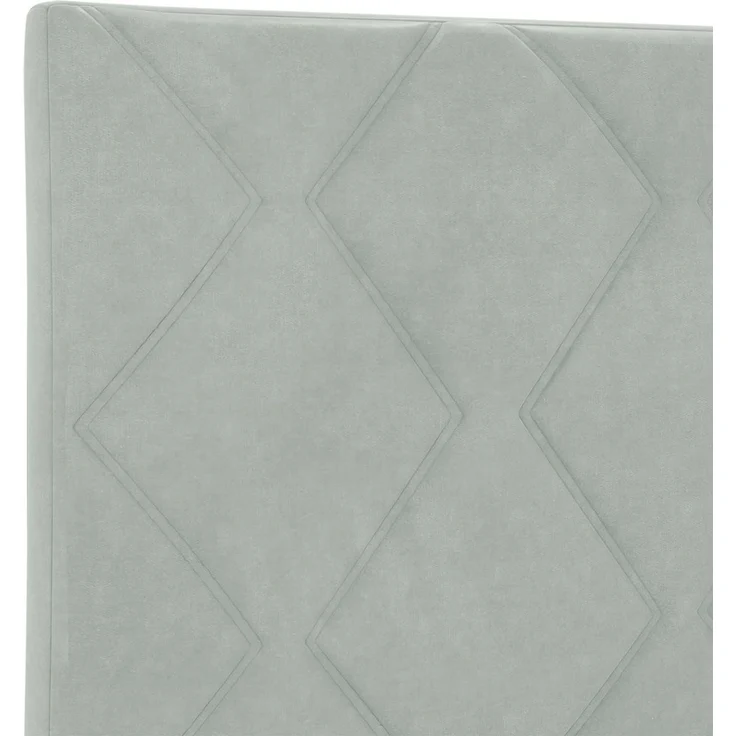 vidaXL Boxspringbett mit Matratze Hellgrau 90 x 190 cm Samt 3451589 – Bild 9