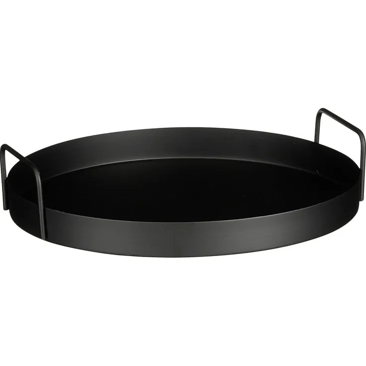 Mica Tablett Razz schwarz Eisen 6,5 x 30 cm