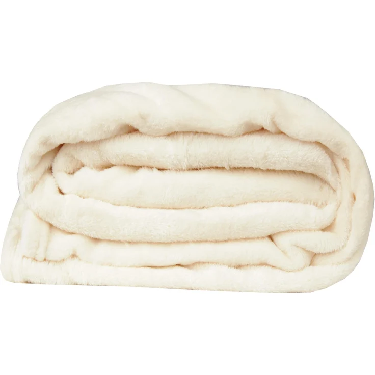Kuscheldecke "Celina" Champanger 220x240 cm – Bild 7