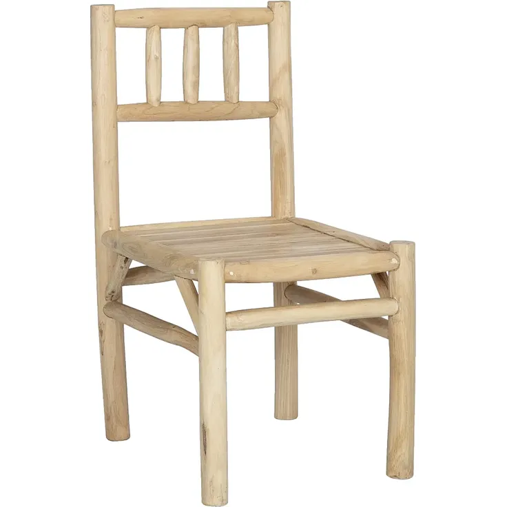 Vente-unique - Gartenstuhl - Teakholz - Holzfarben hell - TULUM von MYLIA