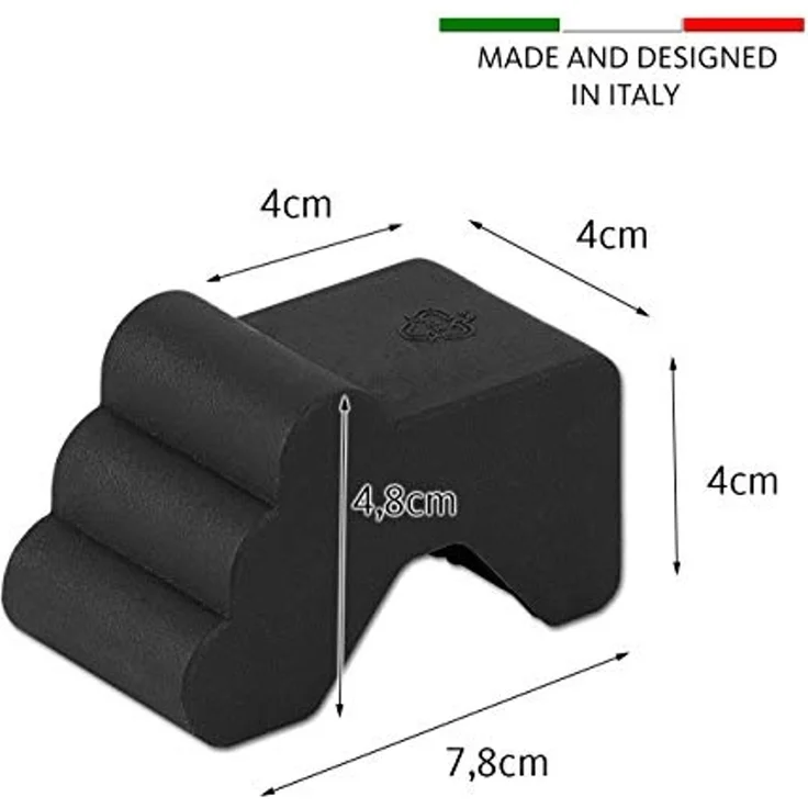 BigDean Blumentopfuntersetzer 4x Blumentopf Füßchen Anthrazit Pflanzkübel Untersetzer extra stabil, Zubehör für Pflanztöpfe, Set, 4-tlg, Robuste, Standhafte, Füßchen für Blumentöpfe, Kübel und mehr – Bild 5