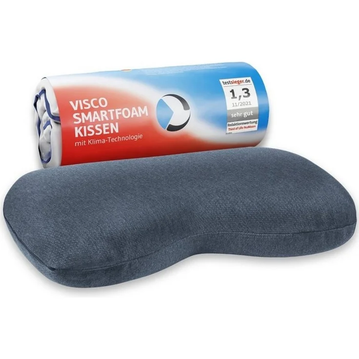 NuMOON QuickDry-Anpassbares stützendes Kopfkissen mit Bambus-Aktivkohle aus ViscoSchaum – Bild 1