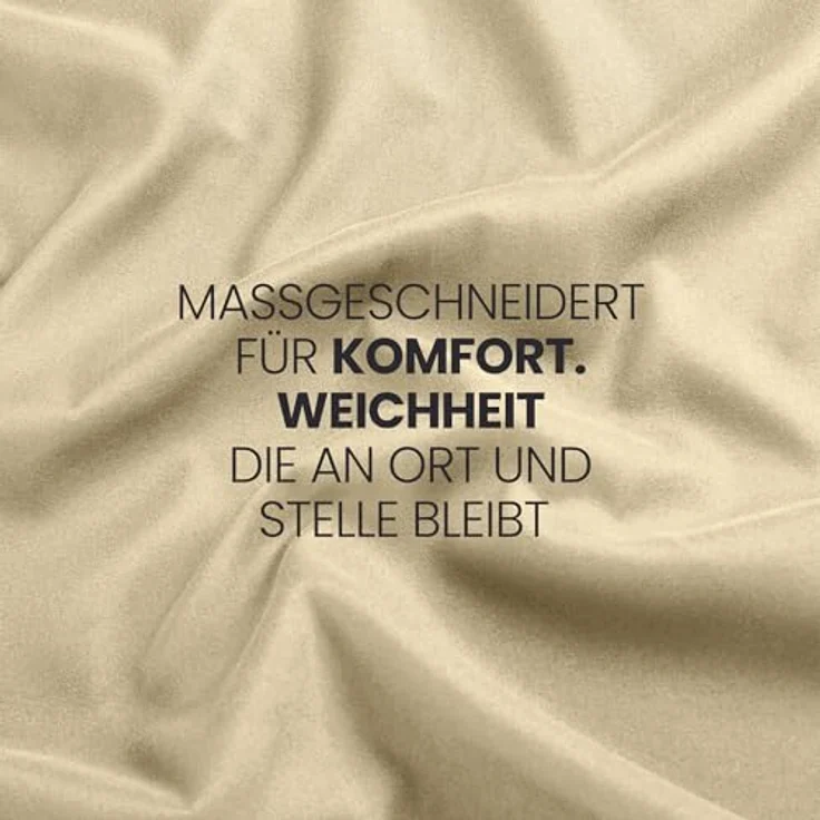 Utopia Bedding - Spannbettlaken 120x200 cm - Beige - Oeko-Tex Zertifiziertes Gebürstete Polyester-Mikrofaser Spannbetttuch - 35 cm Tiefe Tasche – Bild 8