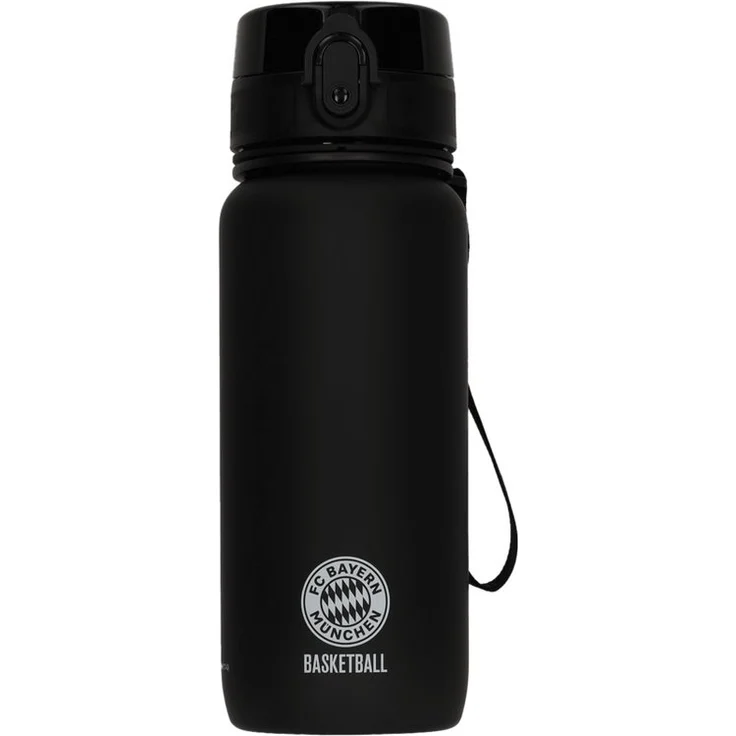 FC Bayern München Trinkflasche FC Bayern München Basketball I Trinkflasche Hustles Harder I Schwarz – Bild 4