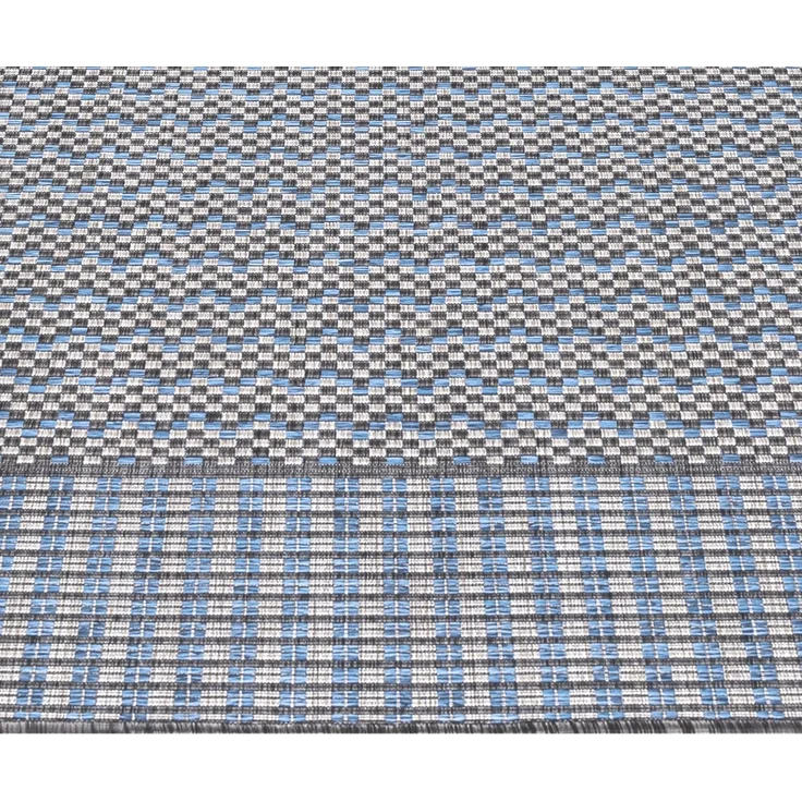 Outdoor Teppich Stefano rechteckig - 120x170 cm - Grau – Bild 4