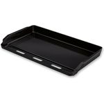 Enders® Plancha XL für Monroe PRO 4, für Colorado 4 + 6, Grillfläche von 1.700cm², integrierte Fettrinne und Ablauf, Hitzespeicherung #7884, Schwarz