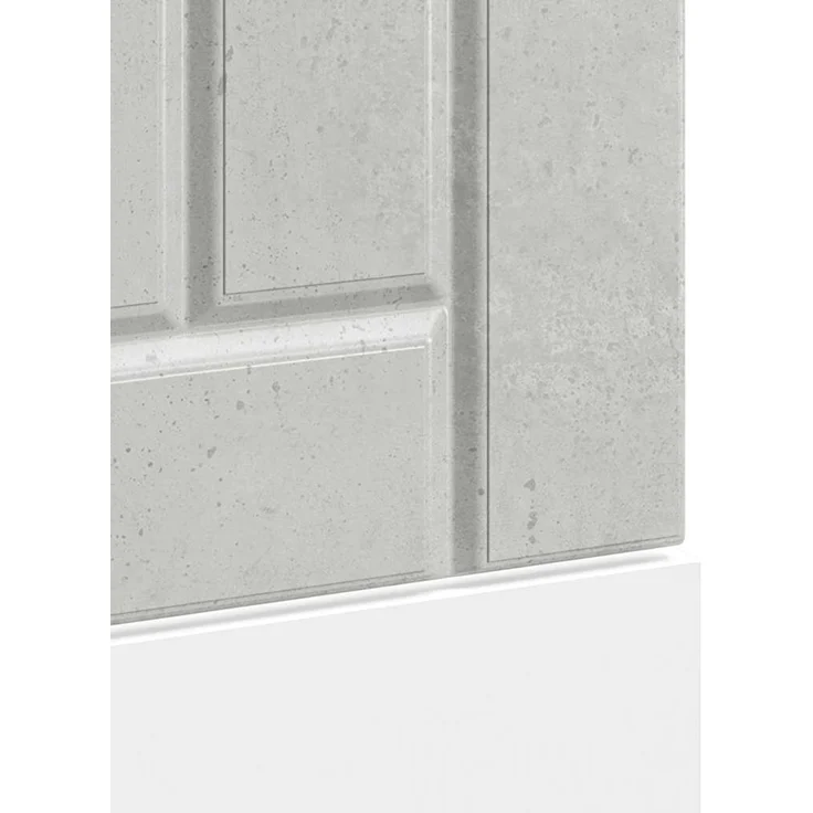 vidaXL Geschirrspülerblende Lucca Betongrau Holzwerkstoff 853891 – Bild 7