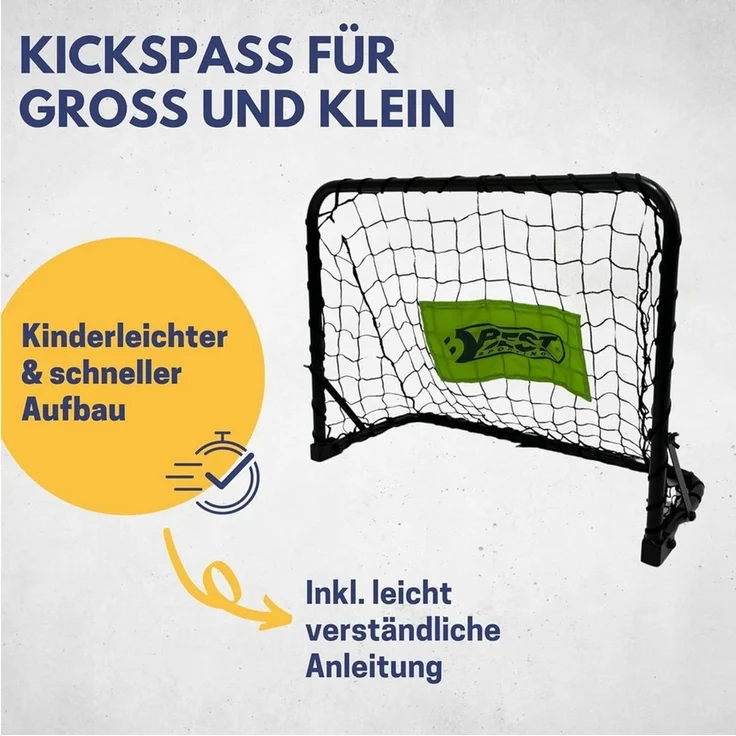 Best Sporting Fußballtor 11069 Mini Fußballtor Set inkl. 2x Mini Tore – Bild 2