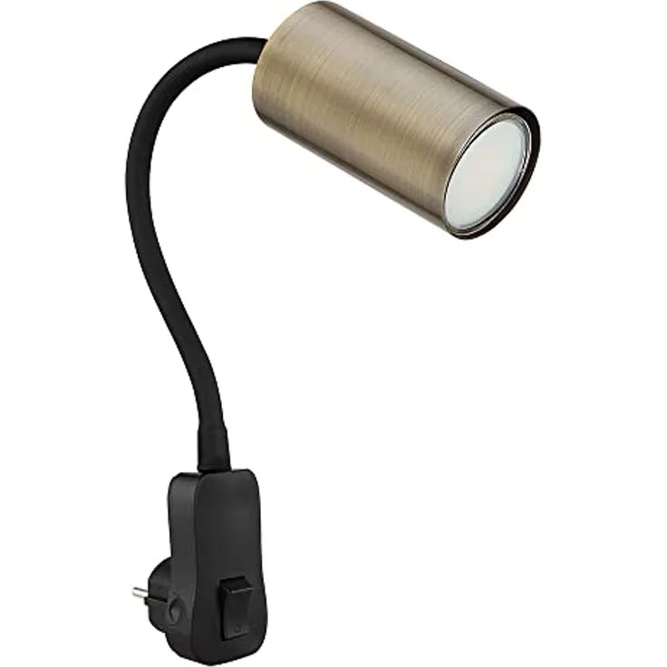 Spotlampe, Metall, skandinavisch, schwarz, H 43cm