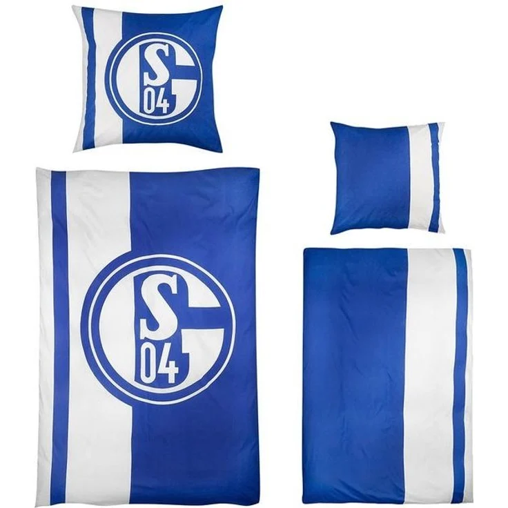 FC Schalke 04 Bettwäsche Bettwäsche Wende, Renforcé, 2 teilig – Bild 4