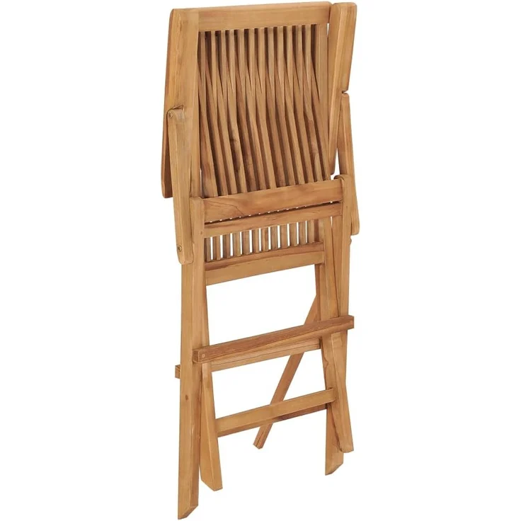 vidaXL Gartenstühle 2 Stk. Klappbar Massivholz Teak 41999 – Bild 8