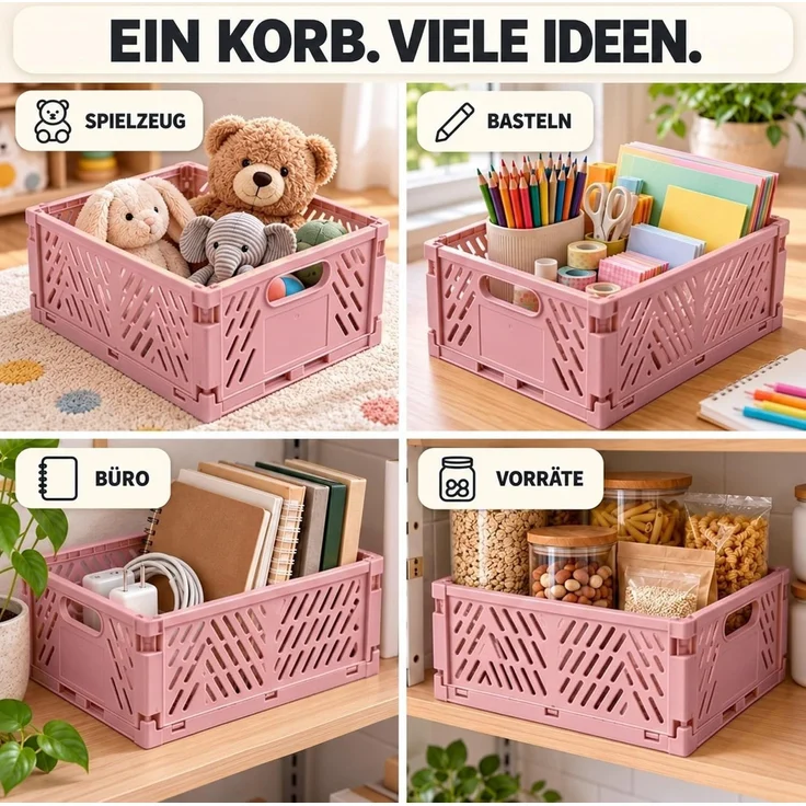 Relaxdays Klappbox 4er Set – Bild 11
