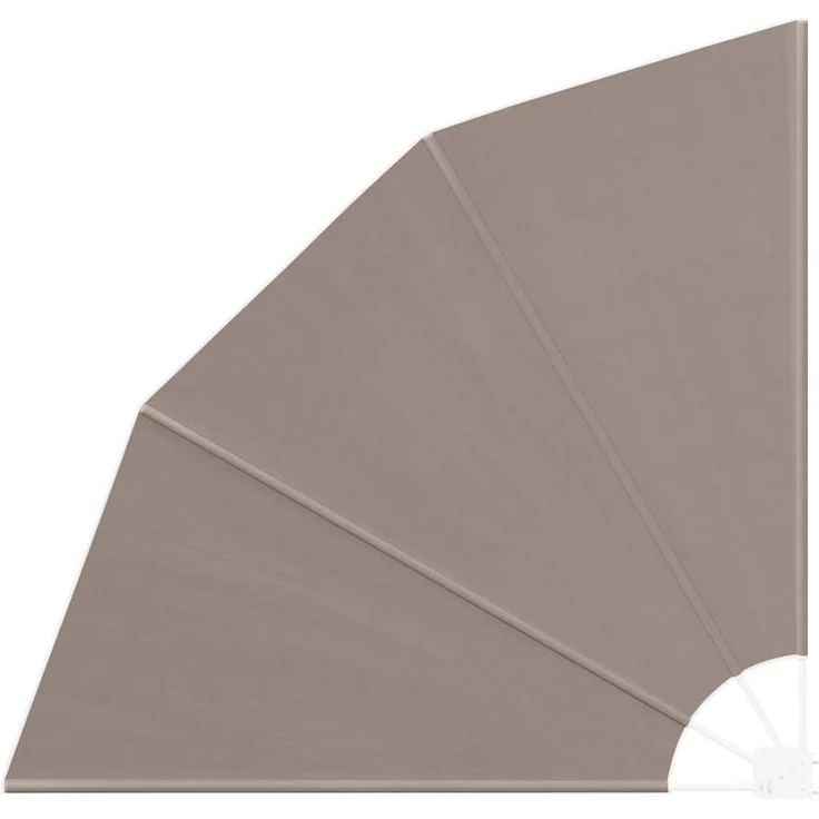 vidaXL Balkon Sichtschutz Rechteckig 140 x 140 cm Polyester Taupe 42000927 – Bild 2