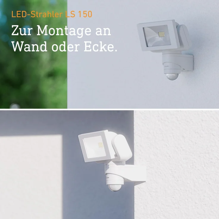 Steinel LED-Außenstrahler LS 150 S weiß, 240°-Bewegungsmelder, max. 12m Reichweite, 14,7 W Fluter, 1375 lm – Bild 4