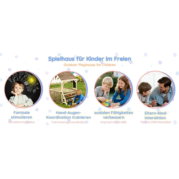 ZUBALIYA Geeignet für Kinder ab 3 Jahren, mit einem Mehrzweck-Pflanzen- und Spielzeugregal, 114.00 x 147.50 x 156.00 cm, fürs Kinderzimmer, Samt, Grau und Beige – Bild 12