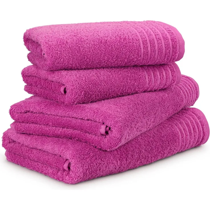 Möve Handtuch Set New Classic, Walkfrottier (4-St), 2x Hand- und 2x Duschtücher, 100% bester Baumwolle (480 g/m)