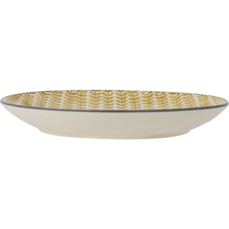 CREATIVE COLLECTION Ahorn-Teller 25 5 cm aus Steinzeug gelb – Bild 2
