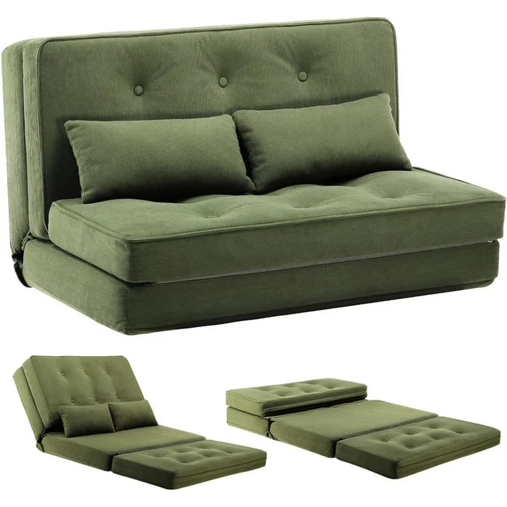 COMHOMA Kindersofa Schlafsofa Bodensofa Klappbar Bodensessel mit Schlaffunktion bettsofa