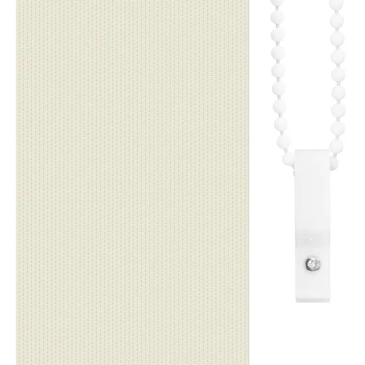 vidaXL Verdunkelungsrollo Cremeweiß 145x210cm Stoffbreite 141,6cm 4011709 – Bild 9