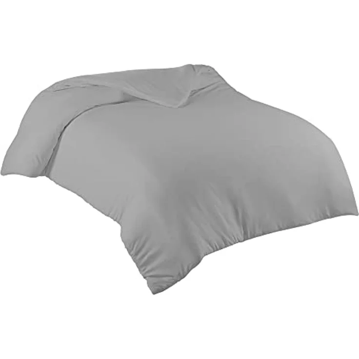 livessa Bettbezug Bettbezug Baumwolle Jersey Bettwäsche Allergiker Reißverschluss, (1 St), 100% Baumwolle Single-Jersey 140 g/m² weich & atmungsaktiv – Bild 1