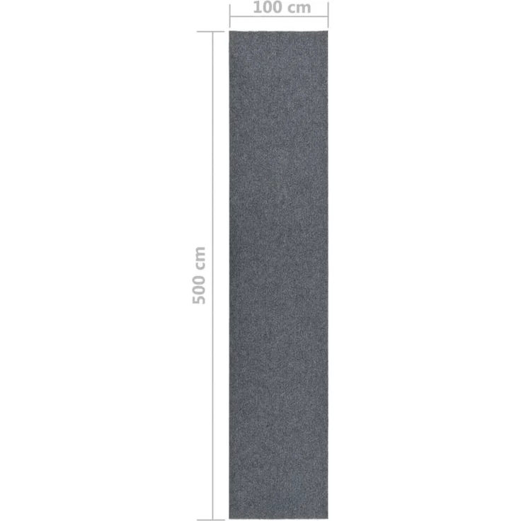 vidaXL Schmutzfangläufer 100x500 cm Grau 327182 – Bild 5