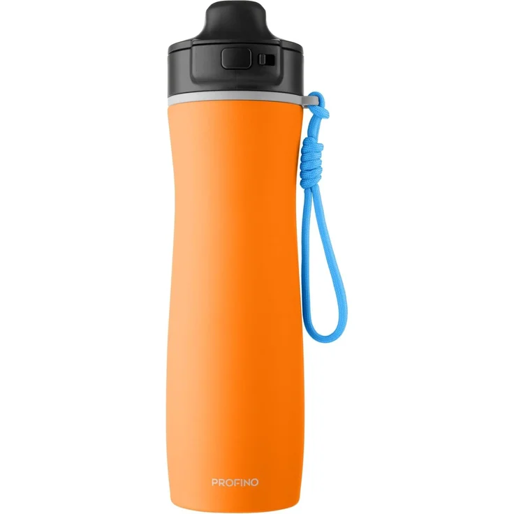 Trinkflasche PROFINO Active DH 7x23 cm orange