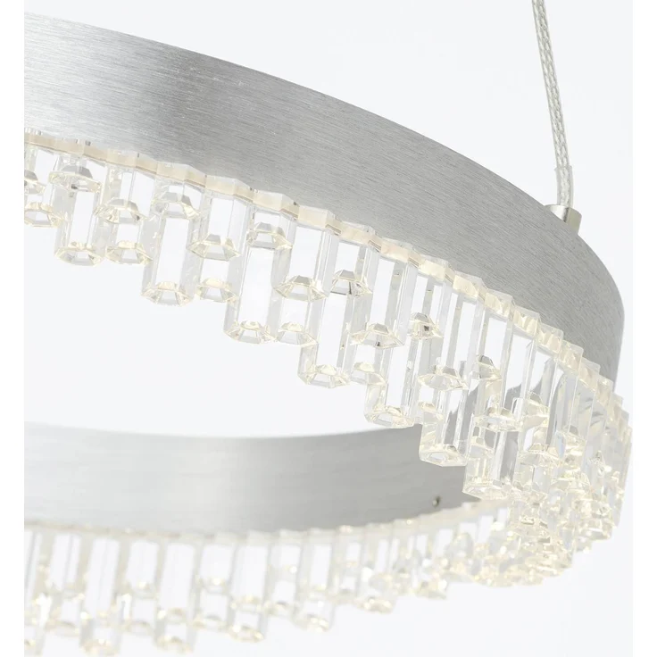 Brilliant LED-Hängeleuchte Aurora, Aluminium, Ø 30 cm, CCT Lichttemperatur