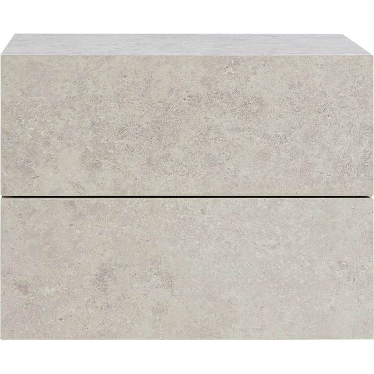 Nachttisch hängend Ampfing mit 2 Schubladen Betonoptik, hell [en. casa] – Bild 6