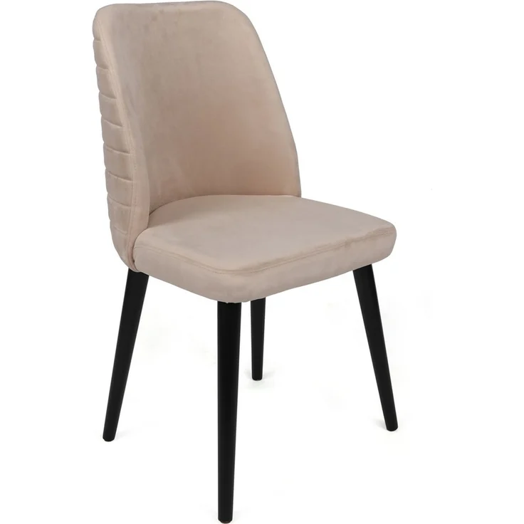 Skye Decor 'Tutku-306 V4' Stuhlset (4-teilig), Creme / Schwarz, 50 x 90 x 49 cm – Bild 2