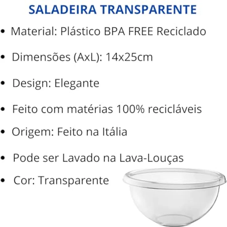 Guzzini Happy Hour Salatschüssel Ø 29 cm 4 L Season transparent H 14 cm – Bild 5