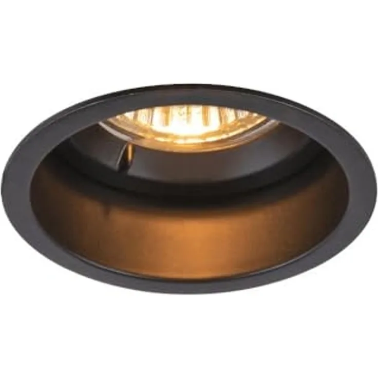 SLV 1005435 HORN GU10 Deckeneinbauleuchte schwarz 25W blower door getestet