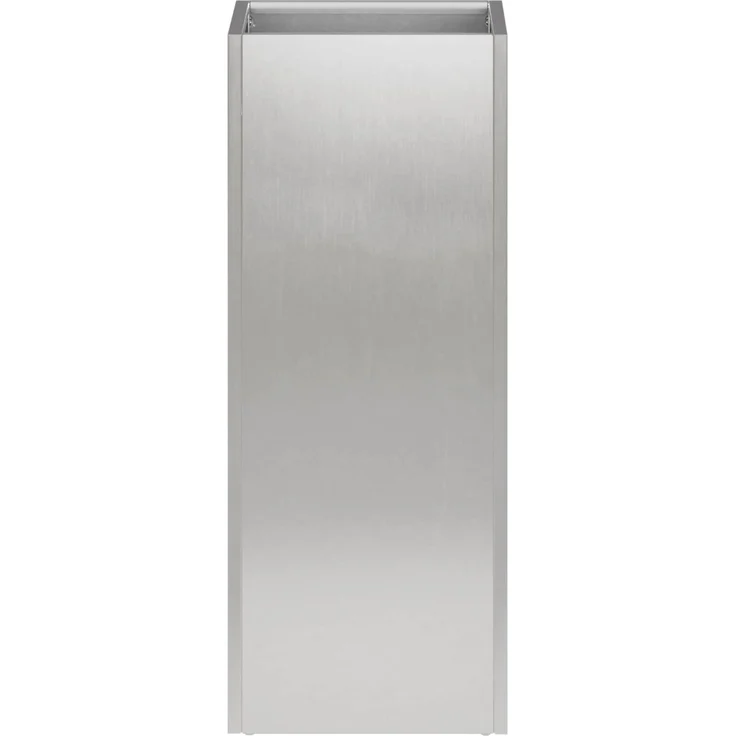 vidaXL Garten-Pflanzgefäß 2 Stk. Silber 20 x 20 x 40 cm Edelstahl 8005297 – Bild 4