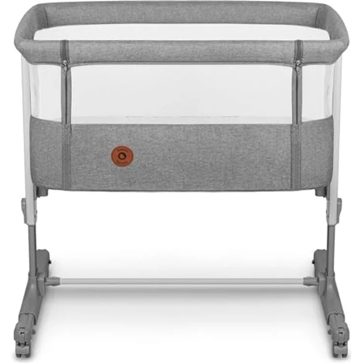 Lionelo Aurora 3 in 1 Babybett bis 9 kg, Beistellbett, Wiege, Höhenverstellug und Einstellung der Neigung der Matratze, 4 Räder mit Bremse Ergonomische Matratze Tasche – Bild 12