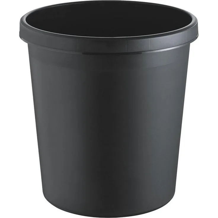 Helit Papierkorb 18l schwarz