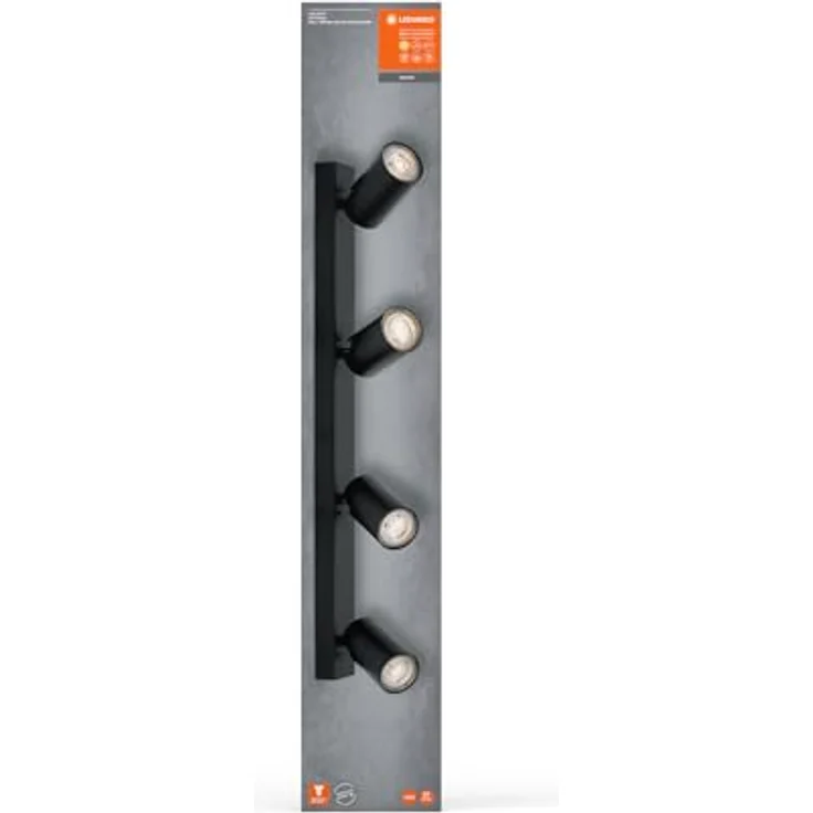 LEDVANCE LED-Spot Octagon GU10 Schwarz 4x3,4W 927 DIM – Bild 8