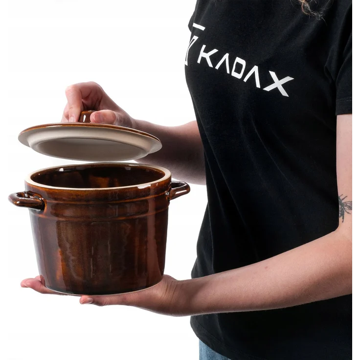 KADAX Einlegetopf für Steinzeugschmalz 1,5L – Bild 2