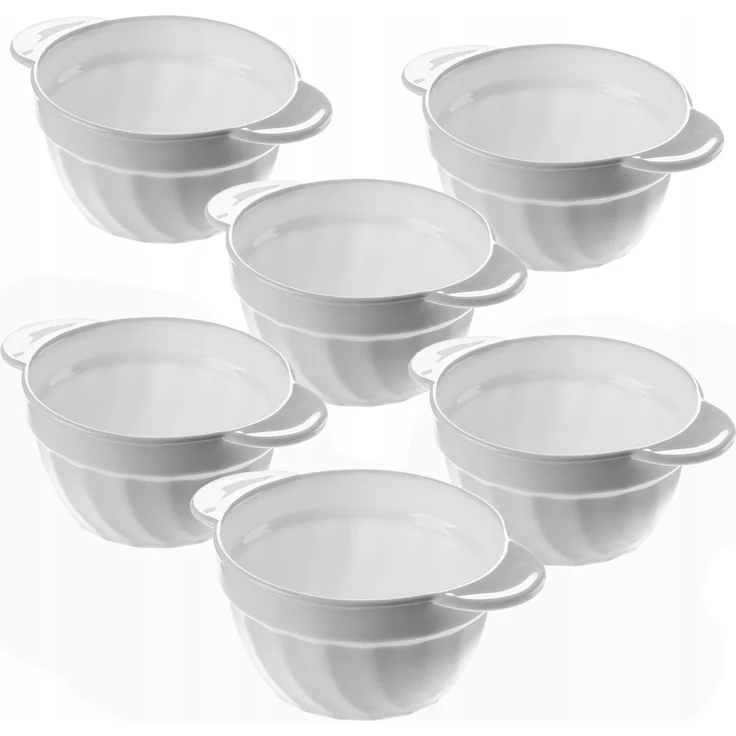 KADAX Bouillon Flapper 650ml Weiße Schale 6-tlg – Bild 8