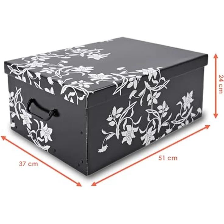 Spetebo Aufbewahrungsbox (Set, 3 St, Aufbewahrungsboxen), Stapelbox Geschenkbox – Bild 3