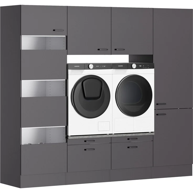 OPTIFIT Mehrzweckschrank-Set OPTImulti, Breite 240 cm, Waschmaschinenunterschrank, Schrankinnenausstattung – Bild 1