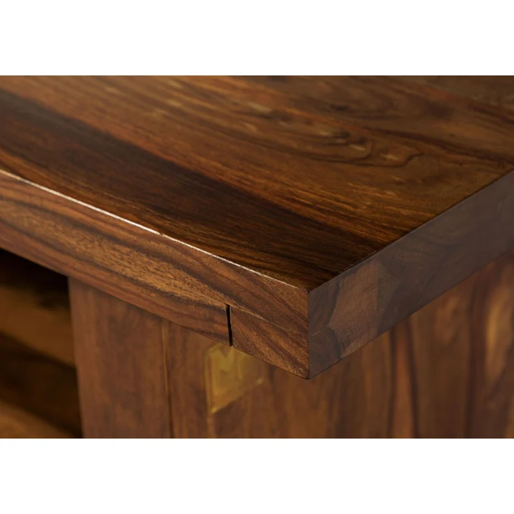Couchtisch Sheesham 120x85x43 walnuss lackiert DUKE #119 – Bild 5