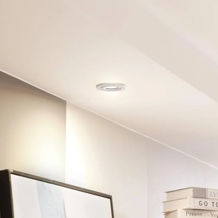 Arcchio Schwenkbarer LED-Strahler, 1-flammig, moderne Decken- und Wandleuchte in Weiß aus Aluminium für Wohnzimmer und Büro – Bild 2