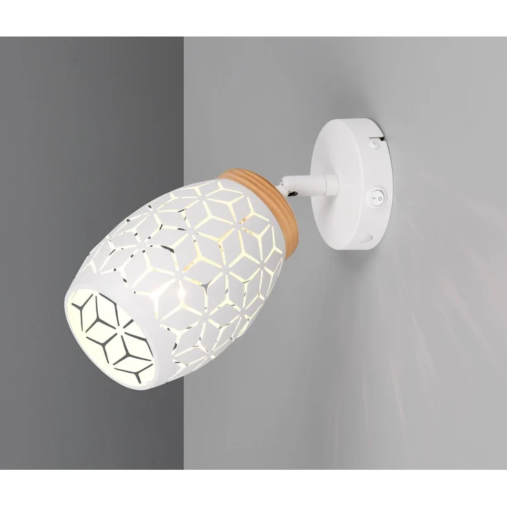Trio Wandlampe 1er Spot Spot Bidar Ø 12 x 27 cm weiß matt – Bild 1