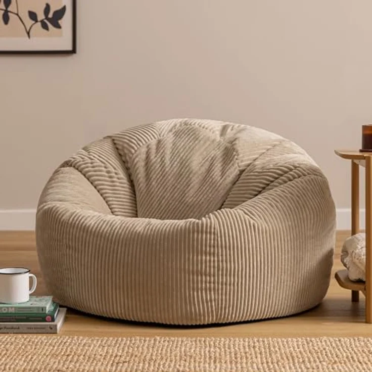icon Sitzsack Erwachsene XXL aus Cord „Kingston“, Sitzsack XXL, Made in Germany, für Erwachsene & Kinder, für Wohnzimmer – Bild 5