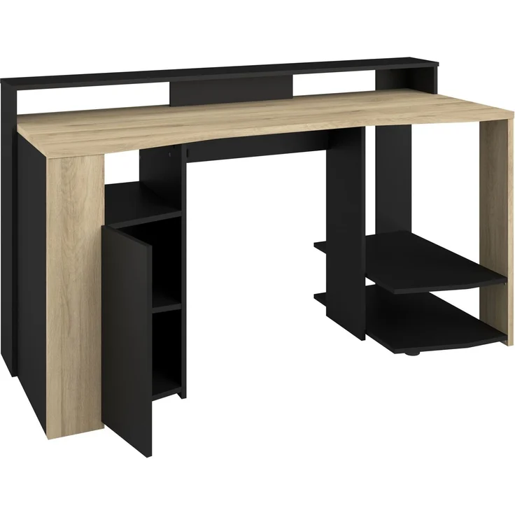 Gamertisch Parisot Meta 1-tlg. Holznachbildung Chene Kronberg/Schwarz – Bild 2