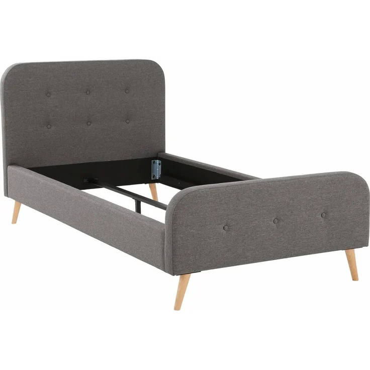 Home affaire Polsterbett Amrum, mit aufwendiger Knopfleiste am gepolstertem Kopf-und Fußteil – Bild 2