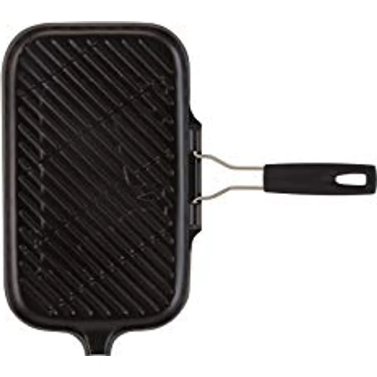 Steakgrillpfanne Rechteckig Schwarz Gusseisen Le Creuset - GasBackofen geeignet – Bild 4