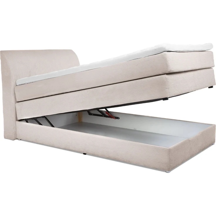 sun garden Boxspringbett KAMARIA LF 140x200 cm silber Box-Spring-Bett Doppelbett – Bild 2