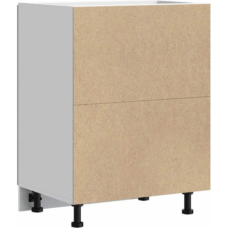 Küchenunterschrank THEO Grau Sonoma 60x46x81,5 cm | Küche Unterschrank mit Türen – Bild 8